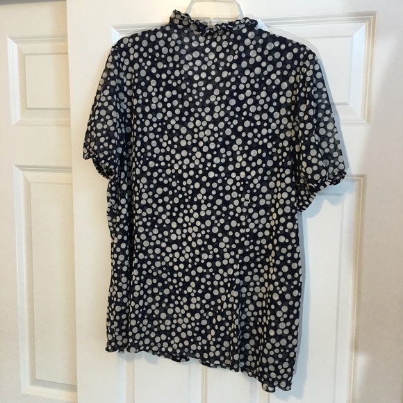 SALE 3/$25 Pretty Polka-Dot blouse - Picture 3 of 3
